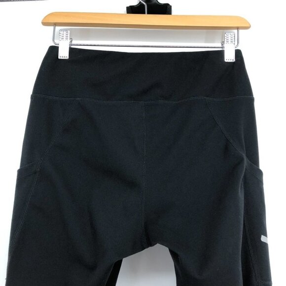 Along Fit black leggings side pocket reflective stripe size Medium - Picture 9 of 15